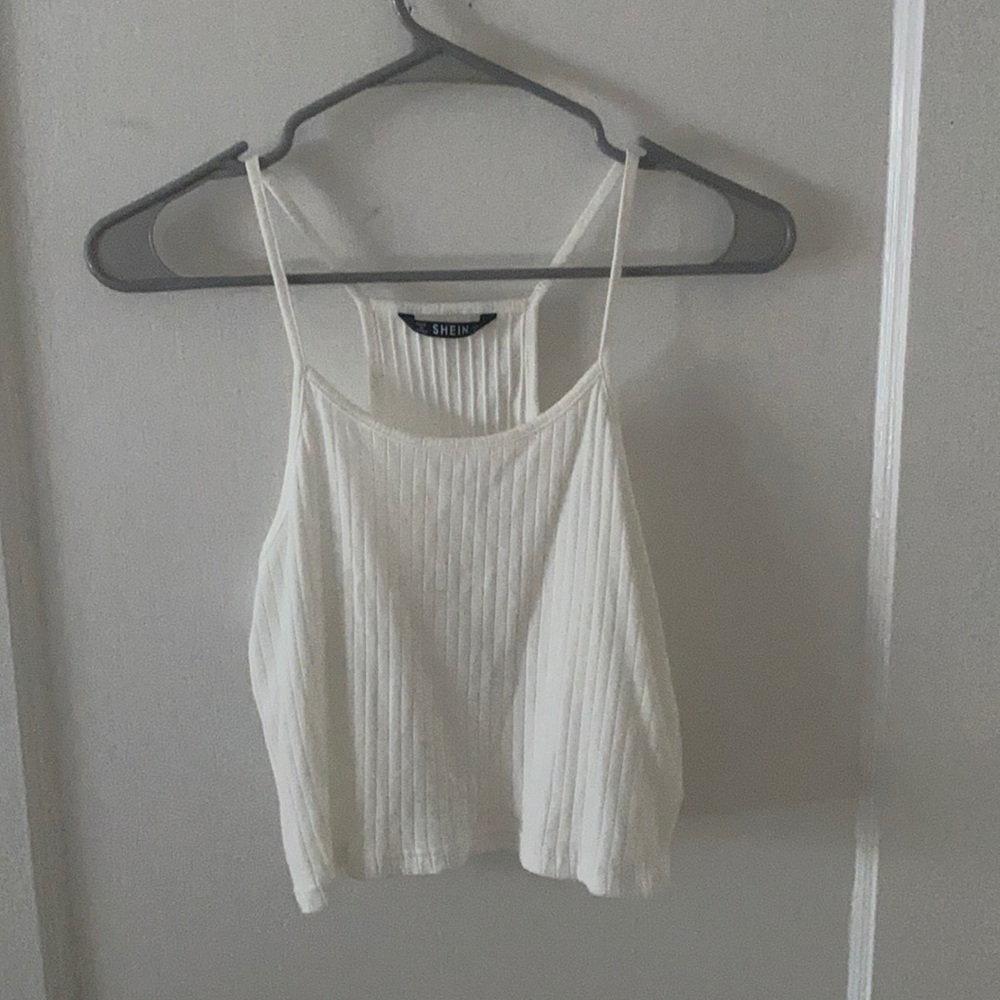 White crop top